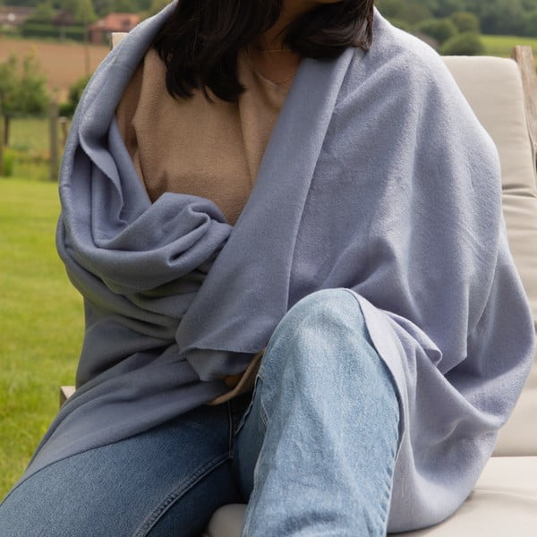 Kék fleece takaró 130x160 cm Riso – Tiseco Home Studio-image-2