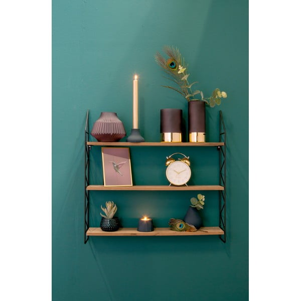 Glamour lila-aranyszínű váza, magasság 15 cm - PT LIVING-image-1