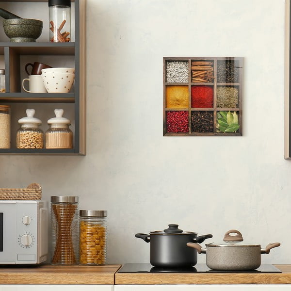 Üveg kép 30x30 cm Spices Box – Styler-image-3
