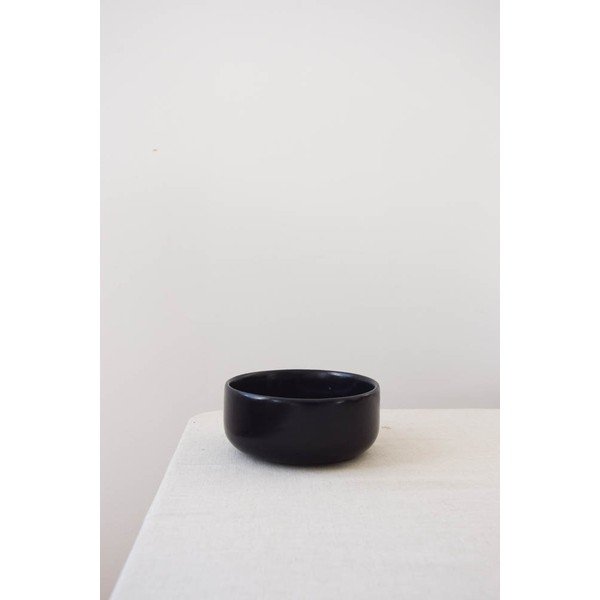 Luna fekete agyagkerámia tál ø 15 cm - ÅOOMI-image-1