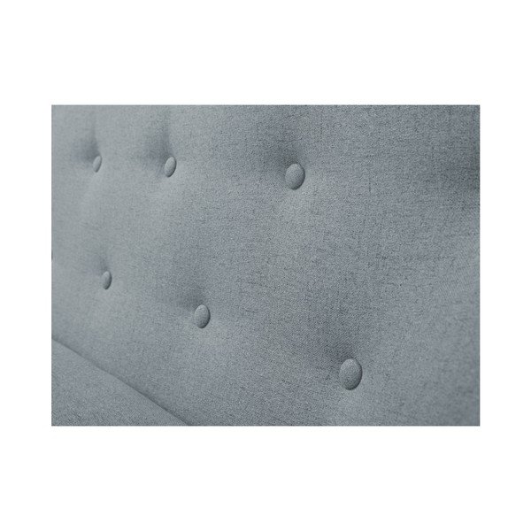 Piemont világoskék 2 személyes kanapé barna lábakkal - Mazzini Sofas-image-4