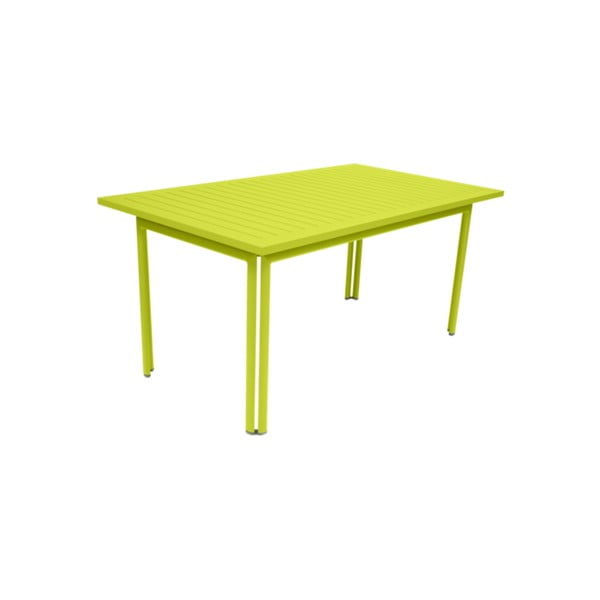Costa zöld kerti fém étkezőasztal, 160 x 80 cm - Fermob