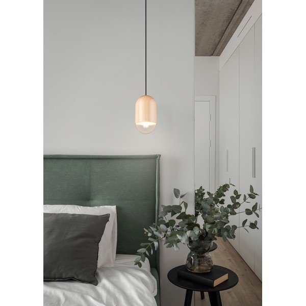 Bézs függőlámpa ø 11 cm Nara – Reality-image-1