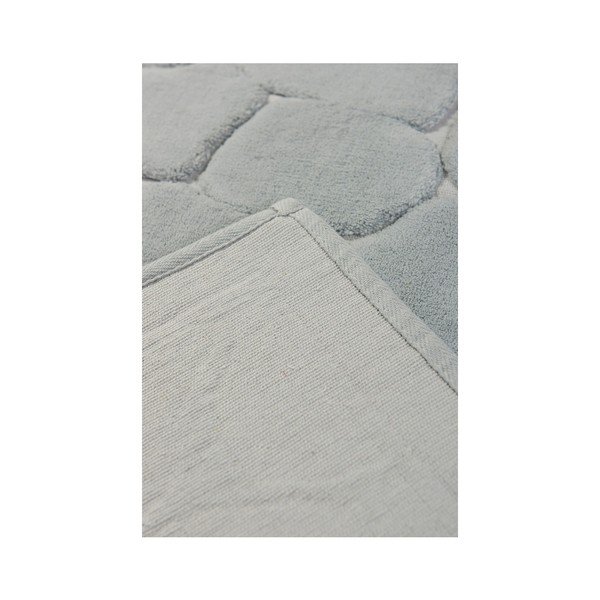 Parma Grey 2 darabos szürke pamut fürdőszobai kilépő szett - Confetti Bathmats-image-1