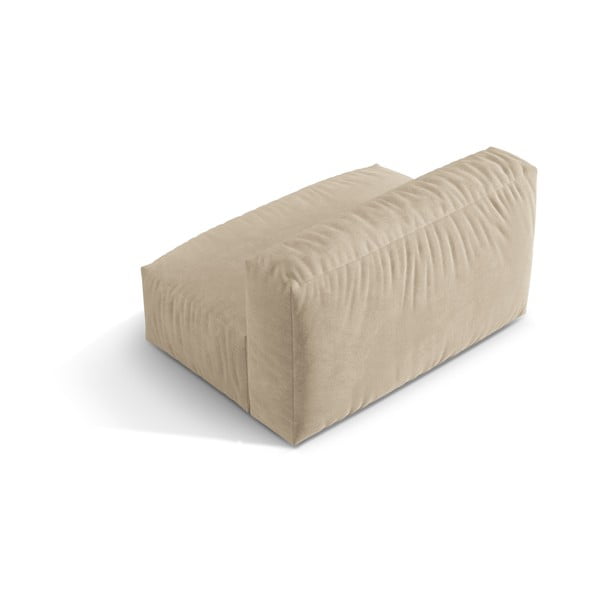 Bézs bársony kanapé modul (középső rész) Martina – Micadoni -image-2