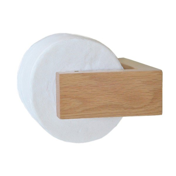 Mezza tölgyfa fali WC-papír tartó - Wireworks-image-2