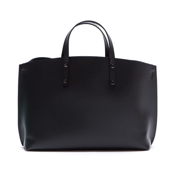 3034 fekete bőr kézitáska - Luisa Vannini-image-1