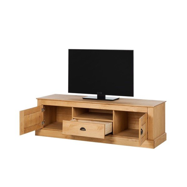 Tommy natúr TV állvány fenyőfából - Støraa-image-2