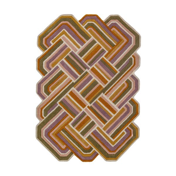 Kézi szövésű gyapjú szőnyeg 140x200 cm Lattice Shaped  – Flair Rugs