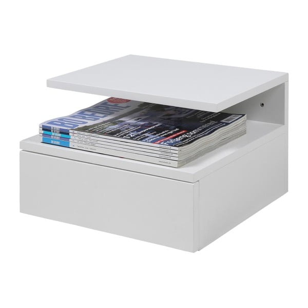 Ashlan fehér függő éjjeliszekrény - Actona-image-4