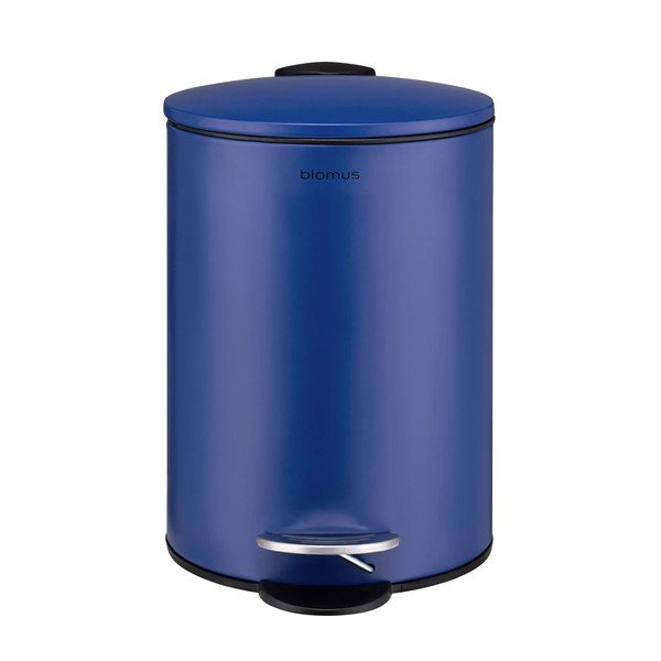 Kék acél pedálos szemetes 3 l Tubo – Blomus