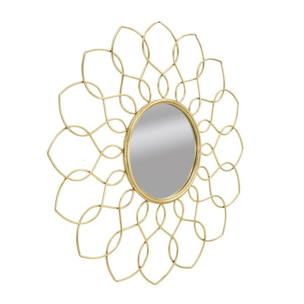 Girg arany színű falitükör, ⌀ 90 cm - Mauro Ferretti-image-1