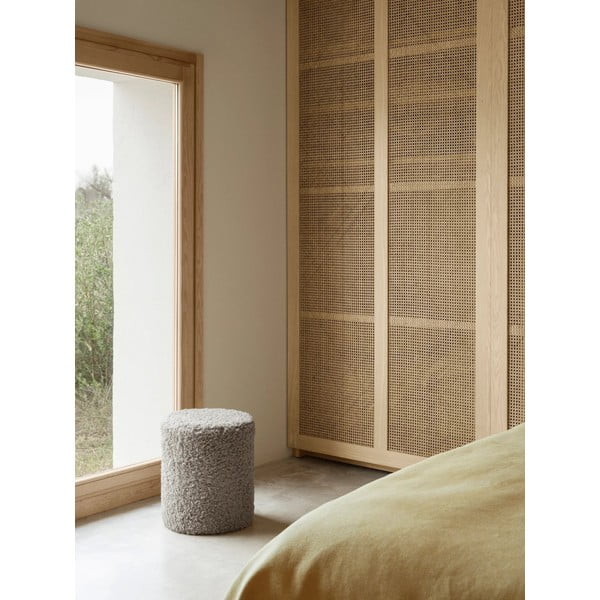 Szürke buklé puff Teddy – Blomus-image-4