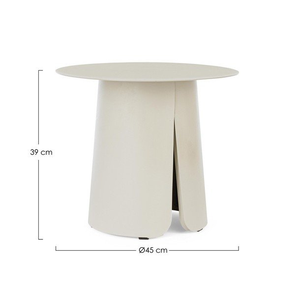 Alumínium kerek kerti kisasztal ø 45 cm Bryan – Bizzotto-image-2
