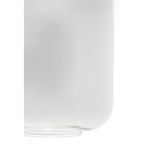 Fekete mennyezeti lámpa üveg búrával 100x22 cm Lekar – Light & Living-image-1