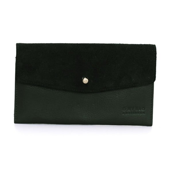 Ella sötétzöld boríték táska bőrből - O My Bag