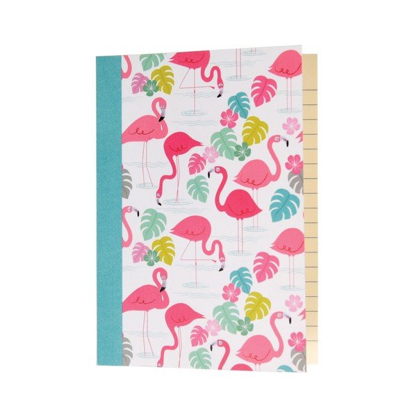 Flamingo Bay vonalas füzet flamingó mintával, 2 db - Rex London-image-1