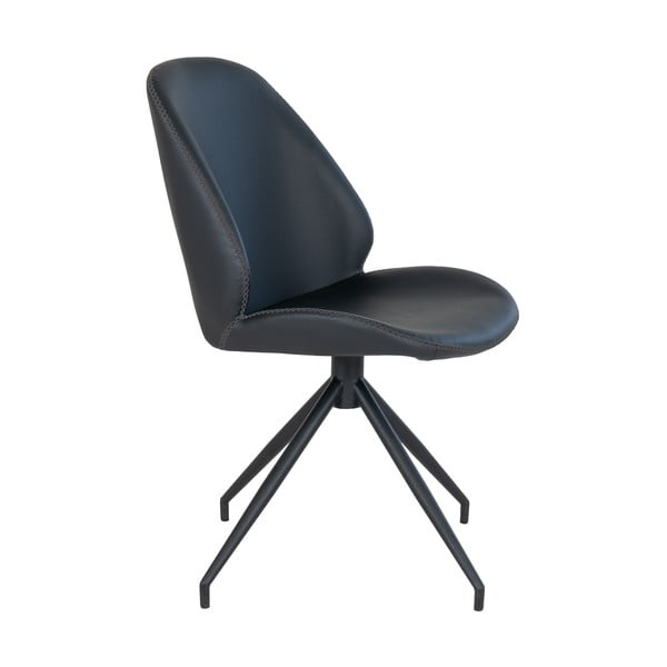 Fekete étkezőszék szett 2 db-os Monte – House Nordic-image-2