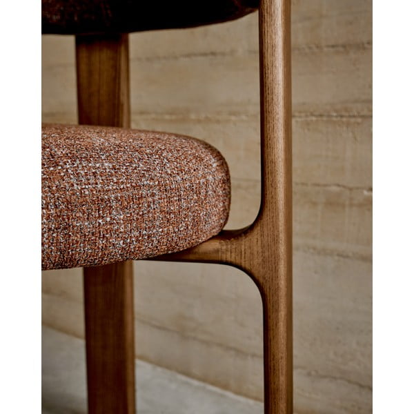 Barna kőrisfa étkezőszék Granite – Kave Home-image-3