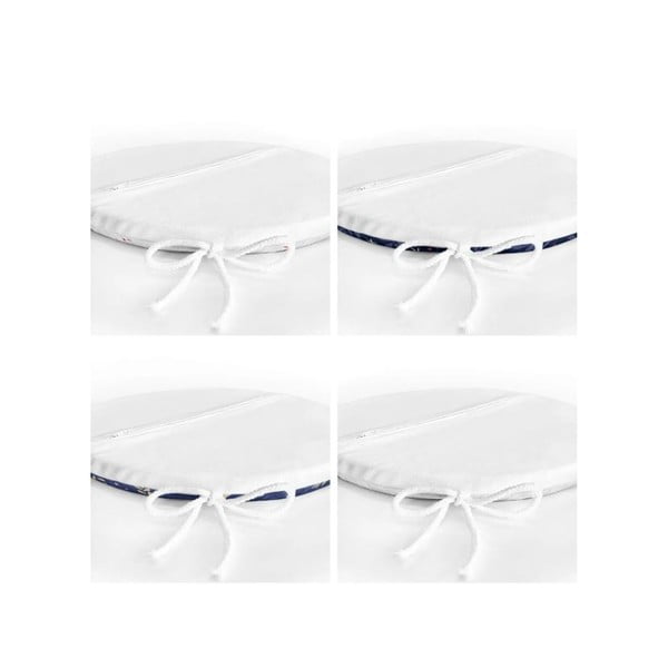 Székpárna szett karácsonyi mintával  4 db-os  ø 40 cm Blue Christmas – Mila Home-image-2