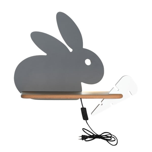 Szürke gyerek lámpa Rabbit – Candellux Lighting