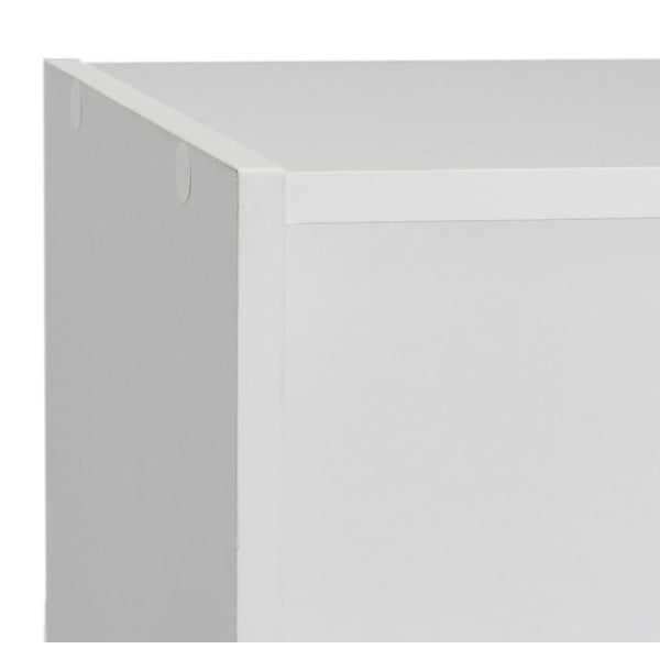 Fehér könyvespolc 30x106x24 cm Cube – Casa Selección-image-4