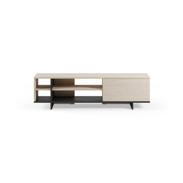 Fekete TV-állvány 160x44x36 cm Cequoia – Marckeric