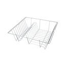 Bruno matt ezüstszínű edényszárító, 36 x 33 cm - Metaltex