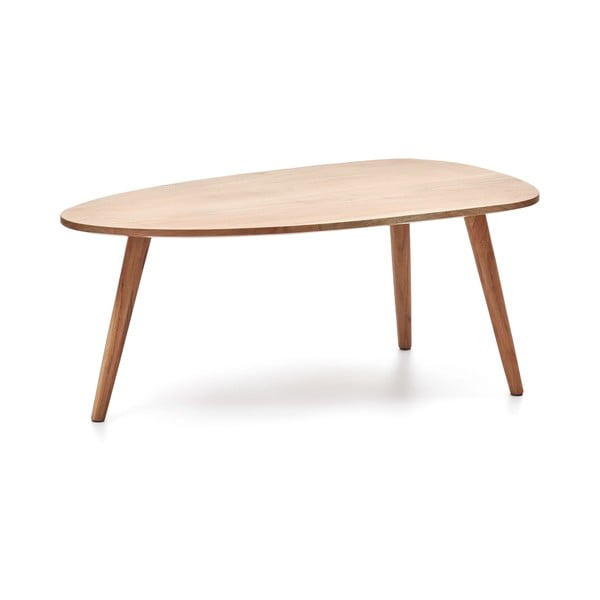 Natúr színű akácfa dohányzóasztal 60x110 cm Eluana – Kave Home-image-2