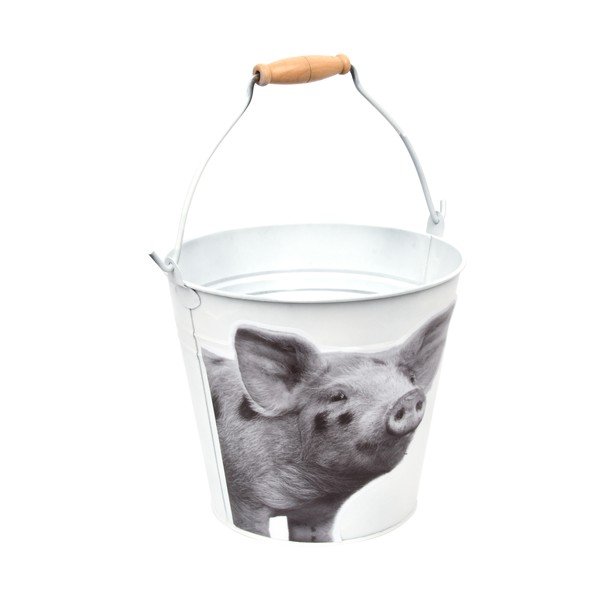 B&W Pig vödör, magasság 19,9 cm - Esschert Design