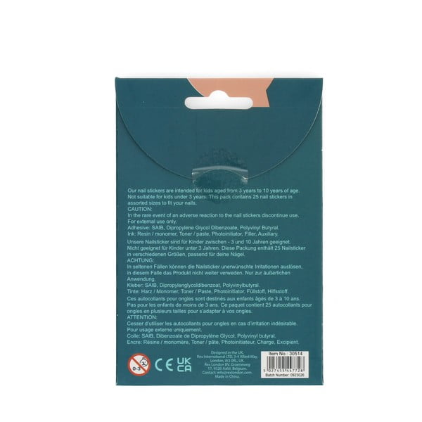 Kreatív készlet Ladybird – Nail stickers – Rex London-image-3