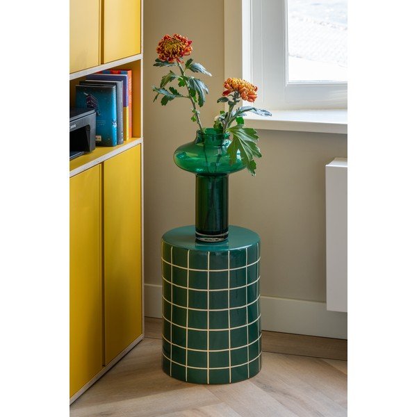 Kerámia kerek tárolóasztal ø 33 cm Retro Tiles – Leitmotiv-image-2