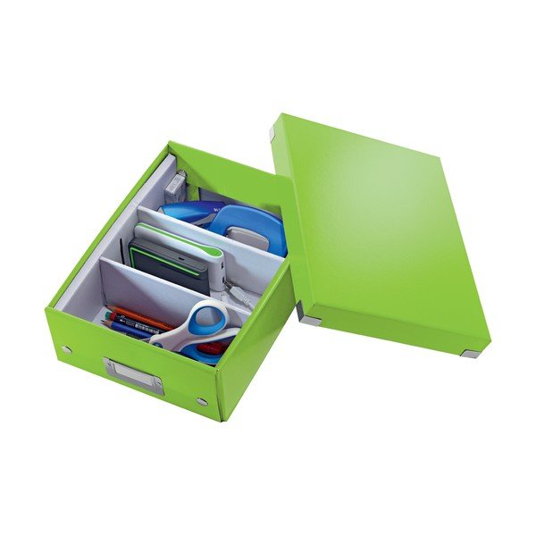 Office zöld rendszerező doboz, hossz 28 cm Click&Store - Leitz-image-3