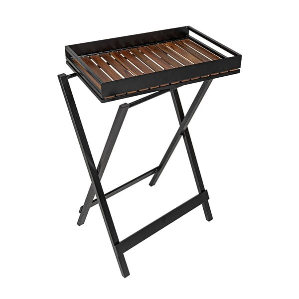 Tárolóasztal akácfa asztallappal 42x60 cm Taba – Wenko-image-3