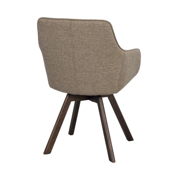 Bézs kárpitozott étkezőfotel szett 2 db-os Alison – Rowico-image-3