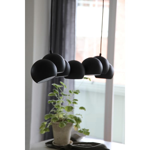 Fekete függőlámpa fém búrával Cupolo – Markslöjd-image-2