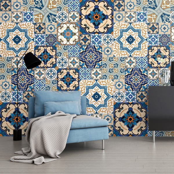 Toundra 60 részes dekorációs falmatrica szett, 10 x 10 cm - Ambiance-image-4