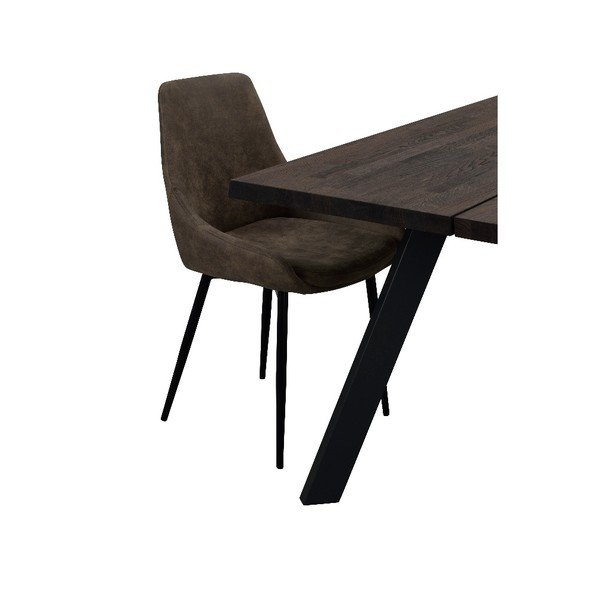 Sierra barna párnázott étkezőszék - Rowico-image-4