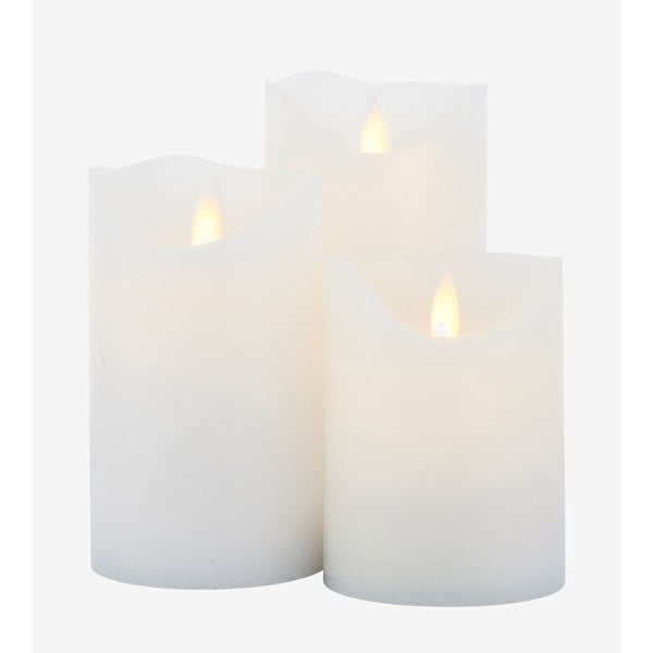 LED gyertya szett 3 db-os (magasság 15 cm) Sara Exclusive – Sirius-image-2