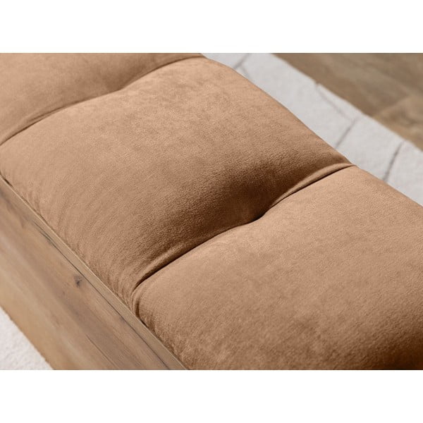 Világos rózsaszín-natúr színű pad Kumo – Bobochic Paris-image-3