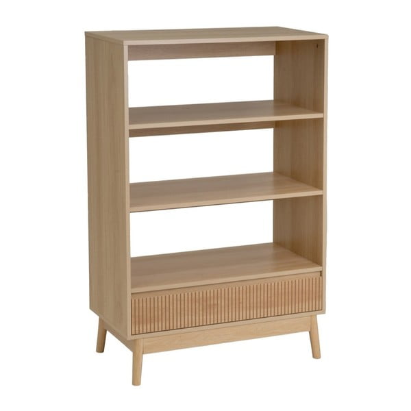 Natúr színű könyvespolc 80x120x40 cm Naroa – Casa Selección