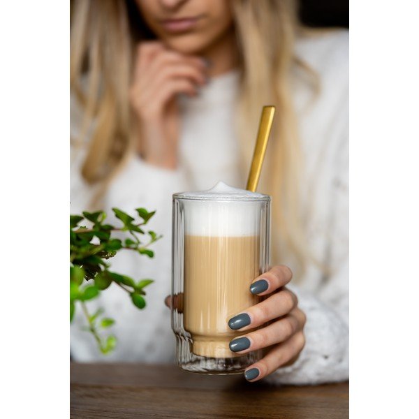 2 db-os duplafalú pohár készlet, 300 ml - Vialli Design-image-3