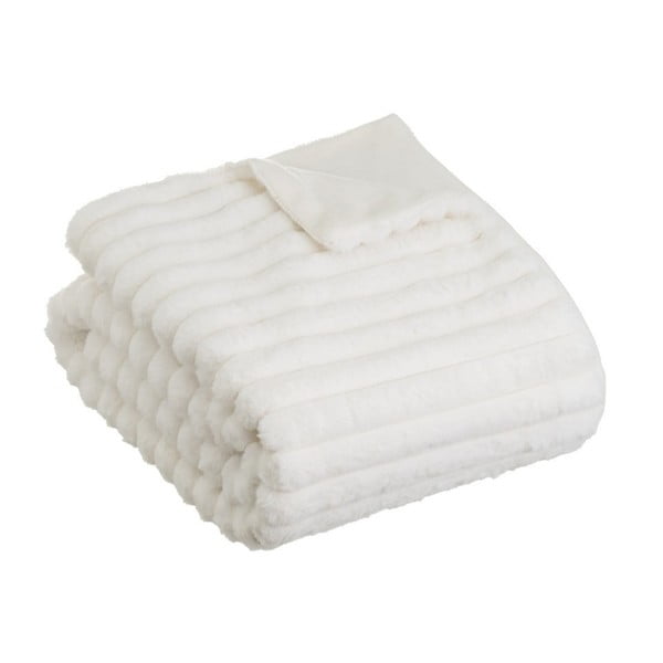 Fehér mikroplüss takaró 130x160 cm Fur Velvet – Casa Selección