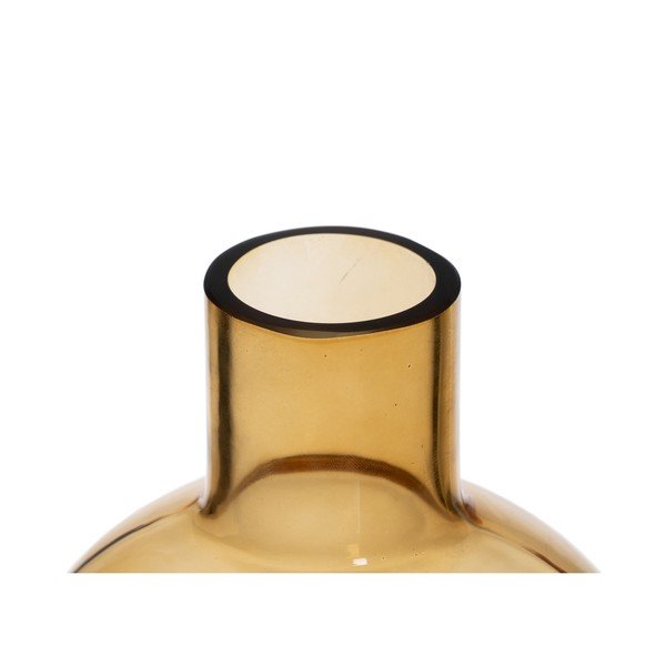 Okkersárga üveg váza (magasság 35 cm) Amber – Ixia-image-1