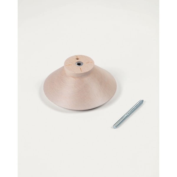 Natúr színű fali fa akasztó szett 3 db-os Nadua – Kave Home-image-3