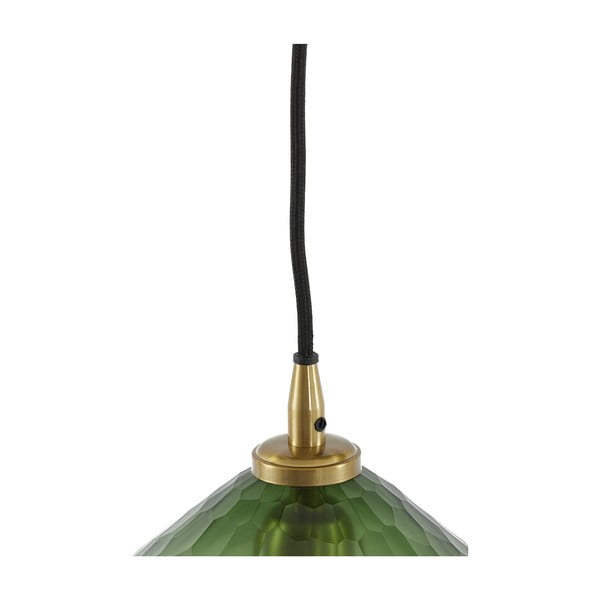 Zöld mennyezeti lámpa üveg búrával ø 17 cm Danita – Light & Living-image-2