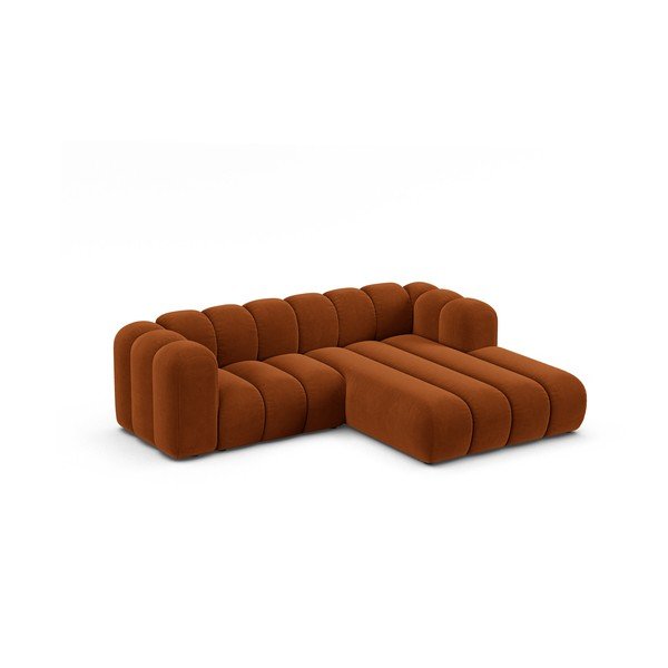 Narancssárga sarokkanapé (jobb oldali) Lupine – Micadoni Home-image-1