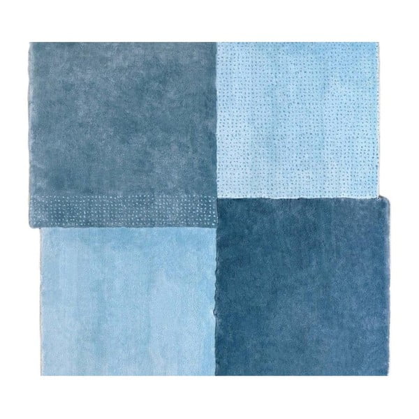 Over Square kék szőnyeg, 250 x 260 cm - EMKO