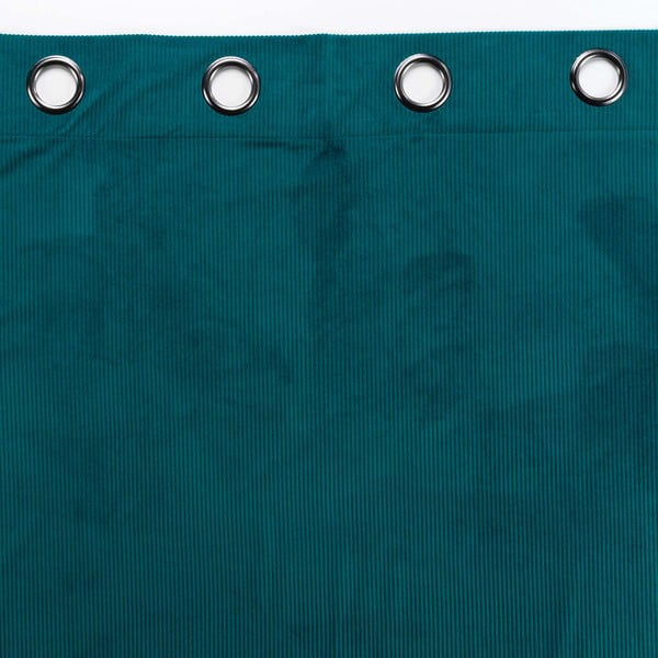 Kék kordbársony függöny 140x260 cm Casual – douceur d'intérieur-image-3