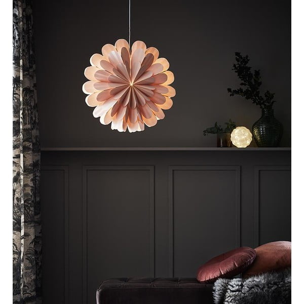 Rózsaszín függő karácsonyi fénydekoráció Marigold – Markslöjd-image-2